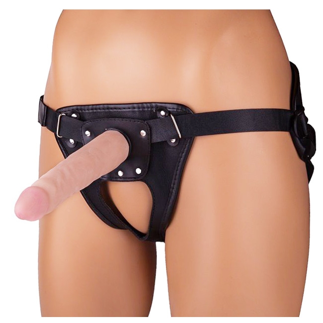 Страпон Харнес в подарочной упаковке Неоскин купить со скидкой в секс шопе  Страпоны  Трусики с насадками