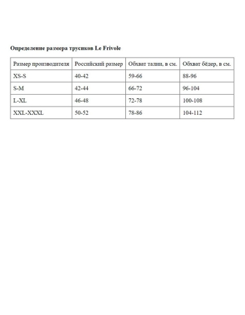Пояс для чулок Le Frivole 04984