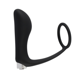 Пробка с кольцом Black Velvets Vibrating Ring &amp;amp; Plug